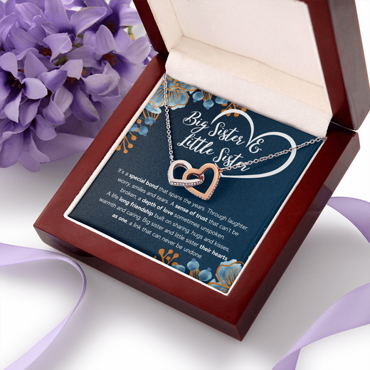 TO MY SISTER BOND INTERLOCKING NECKLACE GIFT SET