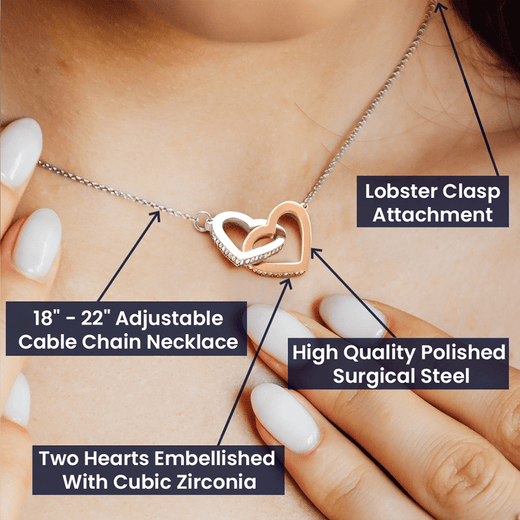 TO MY SISTER BOND INTERLOCKING NECKLACE GIFT SET