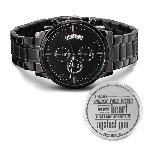 Men's Watch, I Have Hidden Your Word, Psalm 119:11