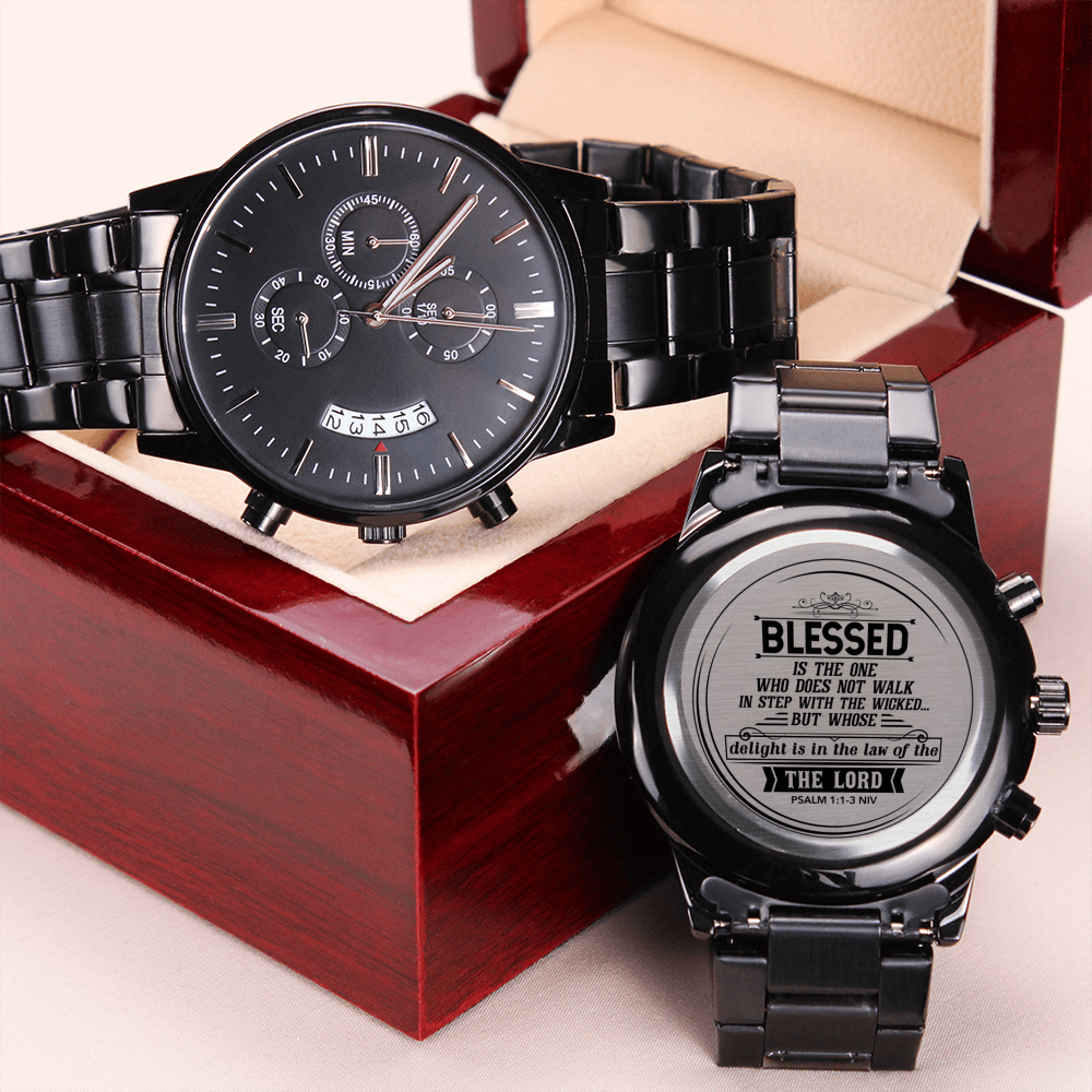 Men's Watch, Blessed is the One, Psalm 1:1-3 NIV