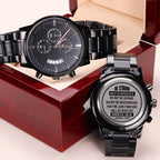 Men's Watch, Be Strong and Courageous, Joshua 1:9