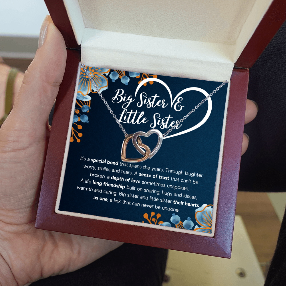 TO MY SISTER BOND INTERLOCKING NECKLACE GIFT SET
