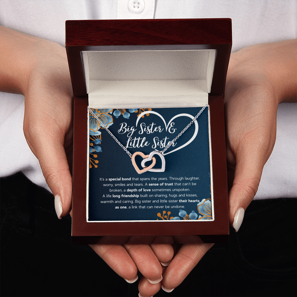 TO MY SISTER BOND INTERLOCKING NECKLACE GIFT SET