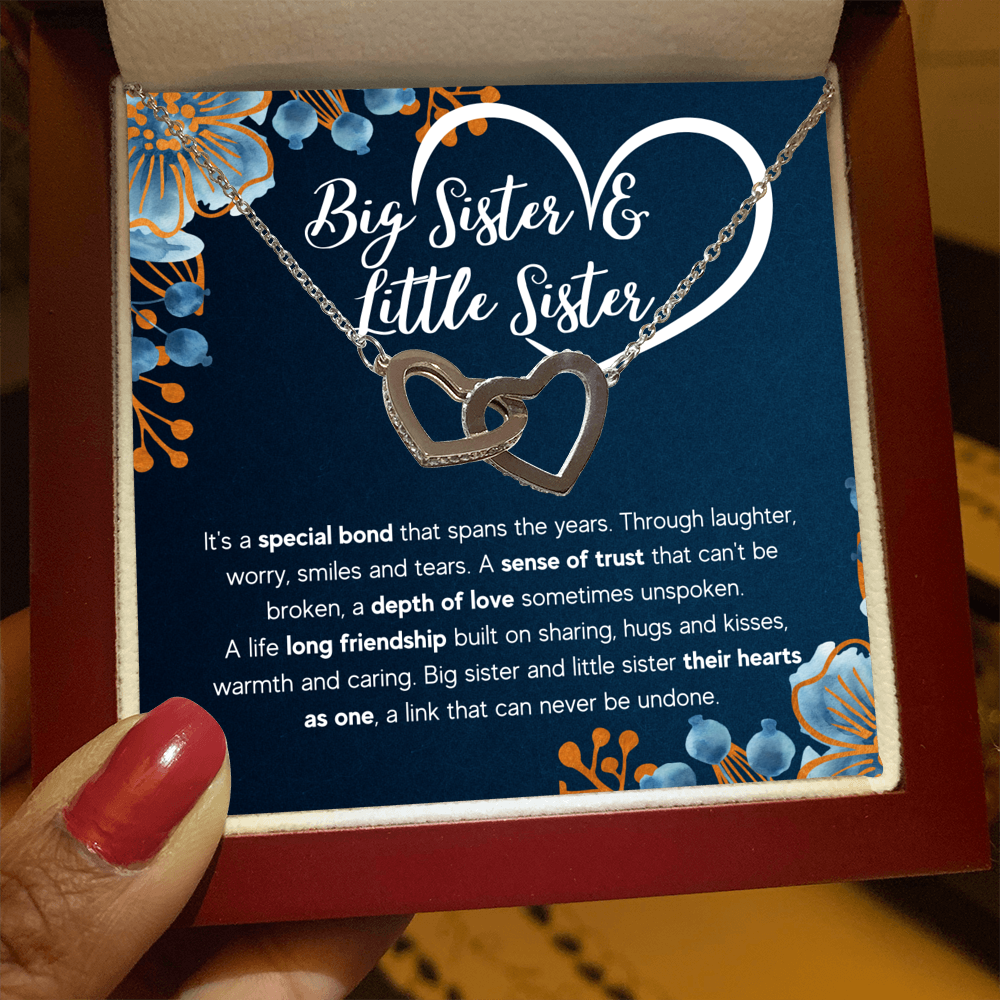 TO MY SISTER BOND INTERLOCKING NECKLACE GIFT SET