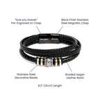 Love You Forever To My Grandson Bracelet Believe Deep