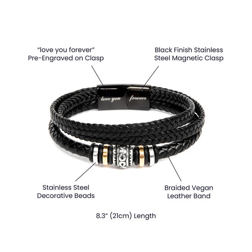 Love You Forever To My Grandson Bracelet Pages Of My Life