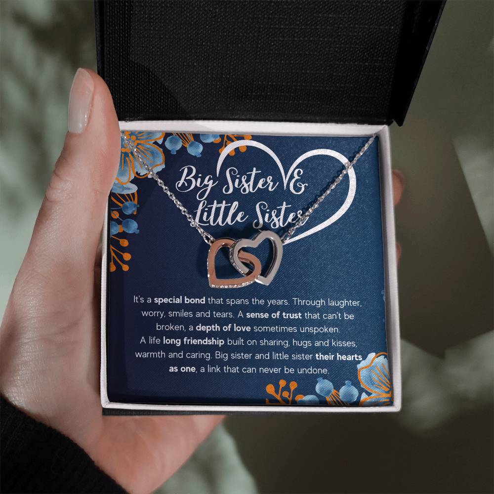 TO MY SISTER BOND INTERLOCKING NECKLACE GIFT SET