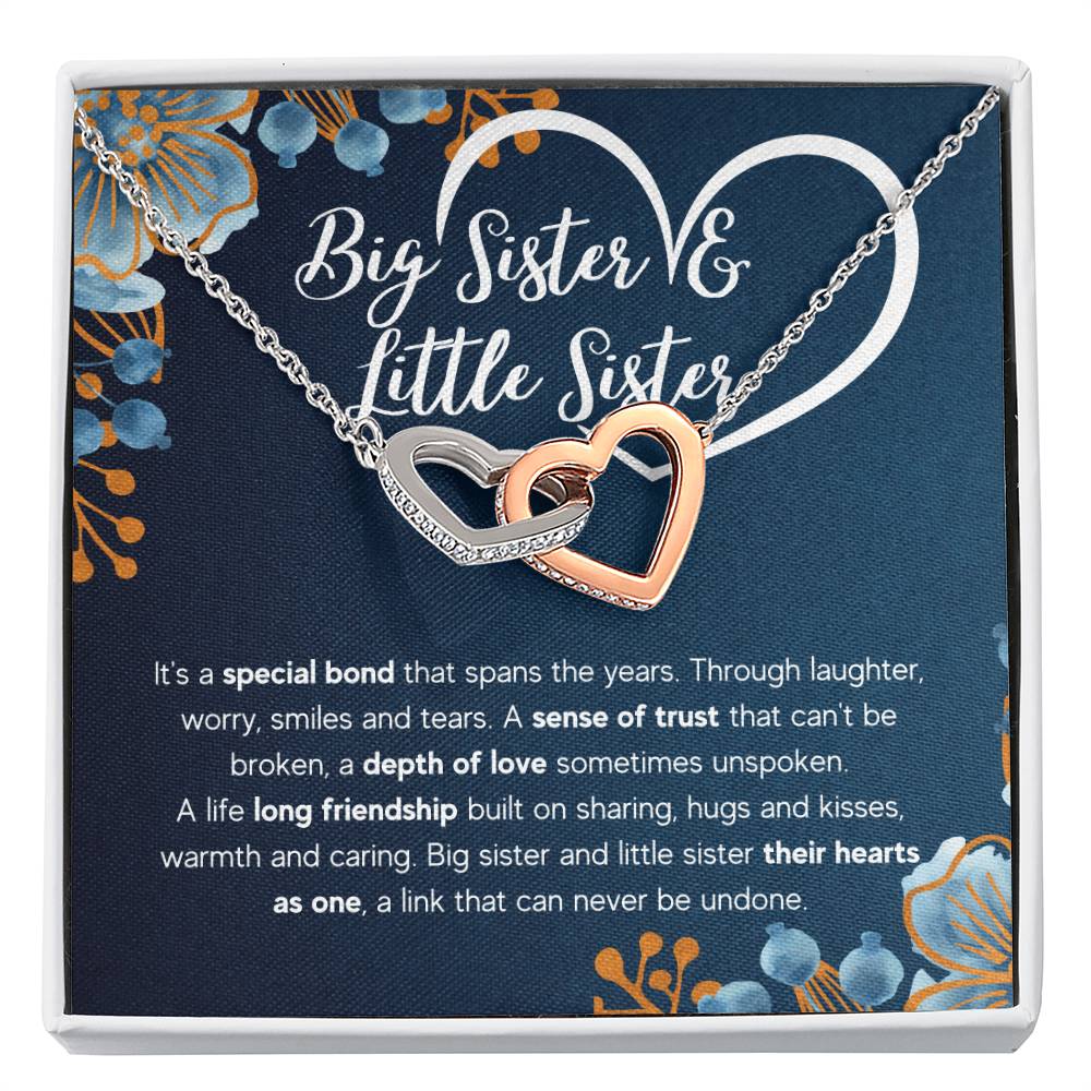 TO MY SISTER BOND INTERLOCKING NECKLACE GIFT SET