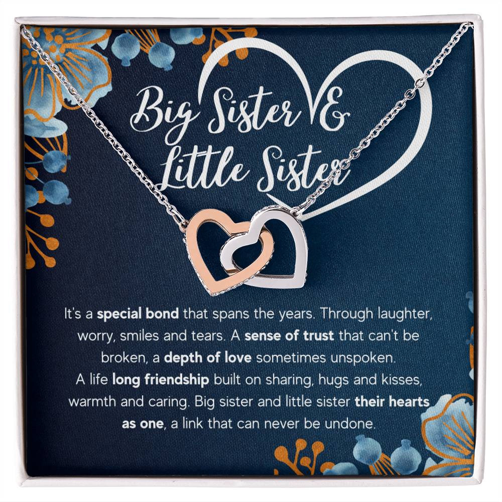 TO MY SISTER BOND INTERLOCKING NECKLACE GIFT SET