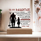 TO MY DAUGHTER SKIES ACRYLIC PLAQUE 2