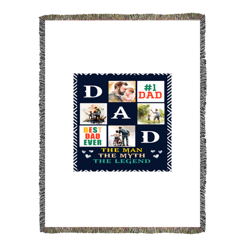 Best Dad Ever - Woven Blanket
