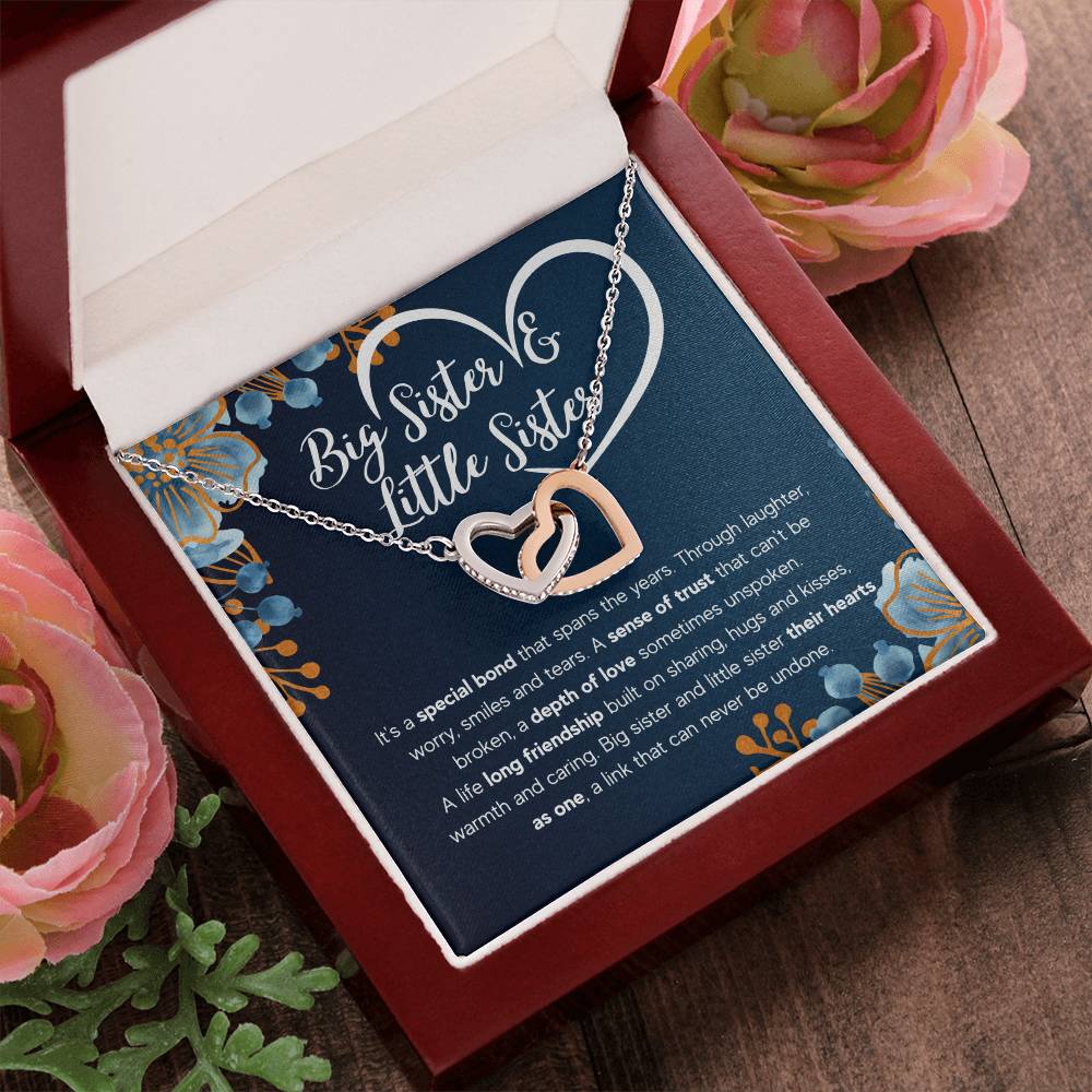 TO MY SISTER BOND INTERLOCKING NECKLACE GIFT SET